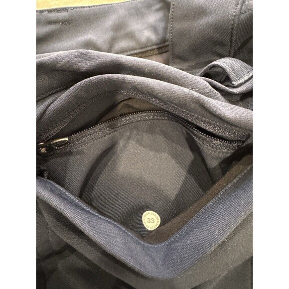 Lululemon Mens Size 33 ABC Slim-Fit Pant Warpstreme Vapor Size True Navy Luxury - Picture 9 of 10